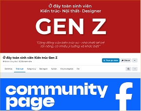 Facebook Group Ở đây toàn sinh viên Kiến trúc Gen Z